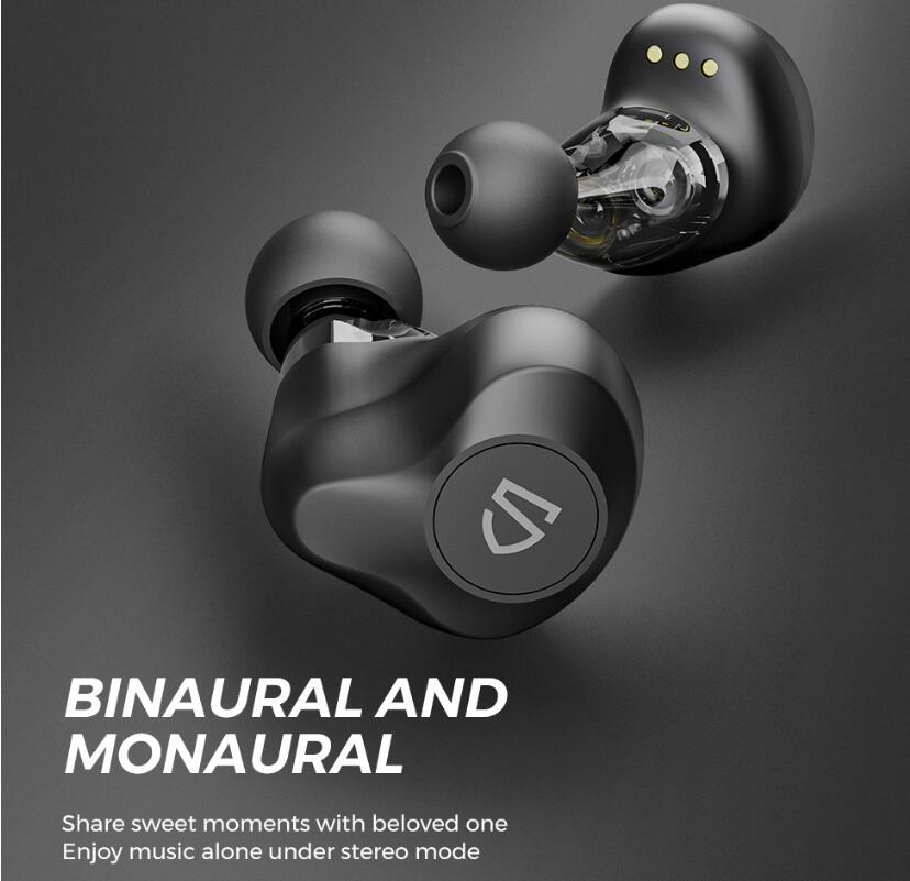 Auriculares inalámbricos Bluetooth con controladores dinámicos duales